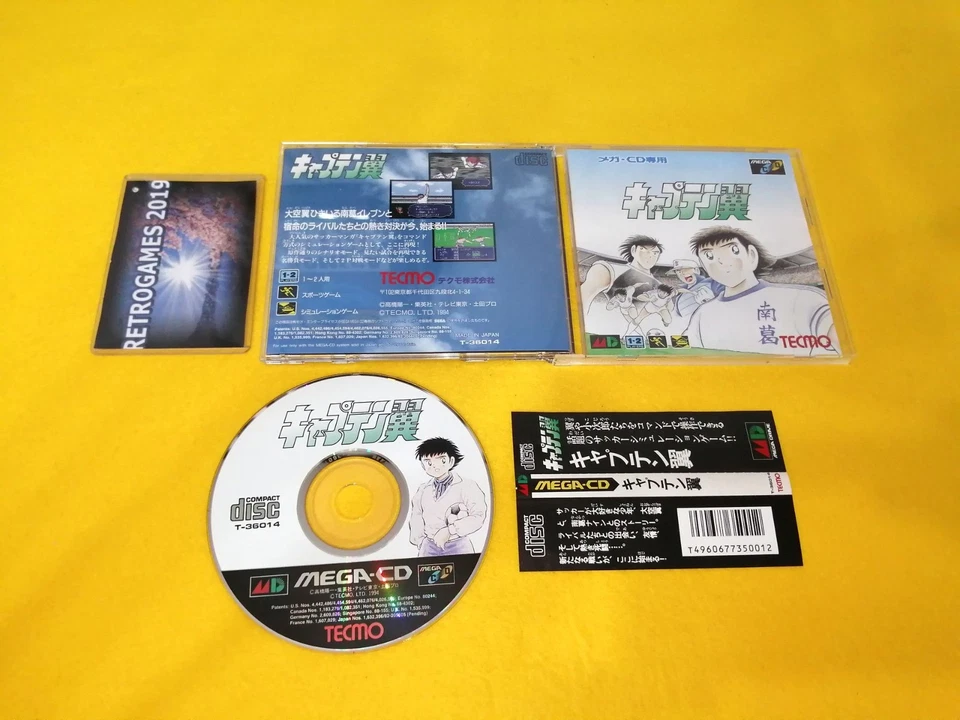 TECMO Captain Tsubasa SEGA MEGA CD MEGADRIVE SPINE CARD. - Image 2 of 4