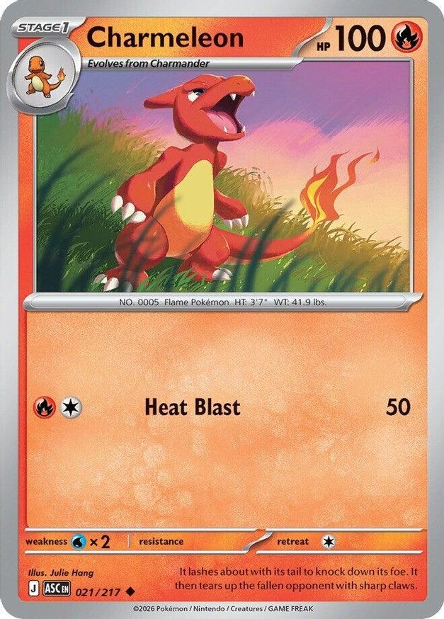 Pokemon Charmeleon (21/575) Ascended Heroes NM