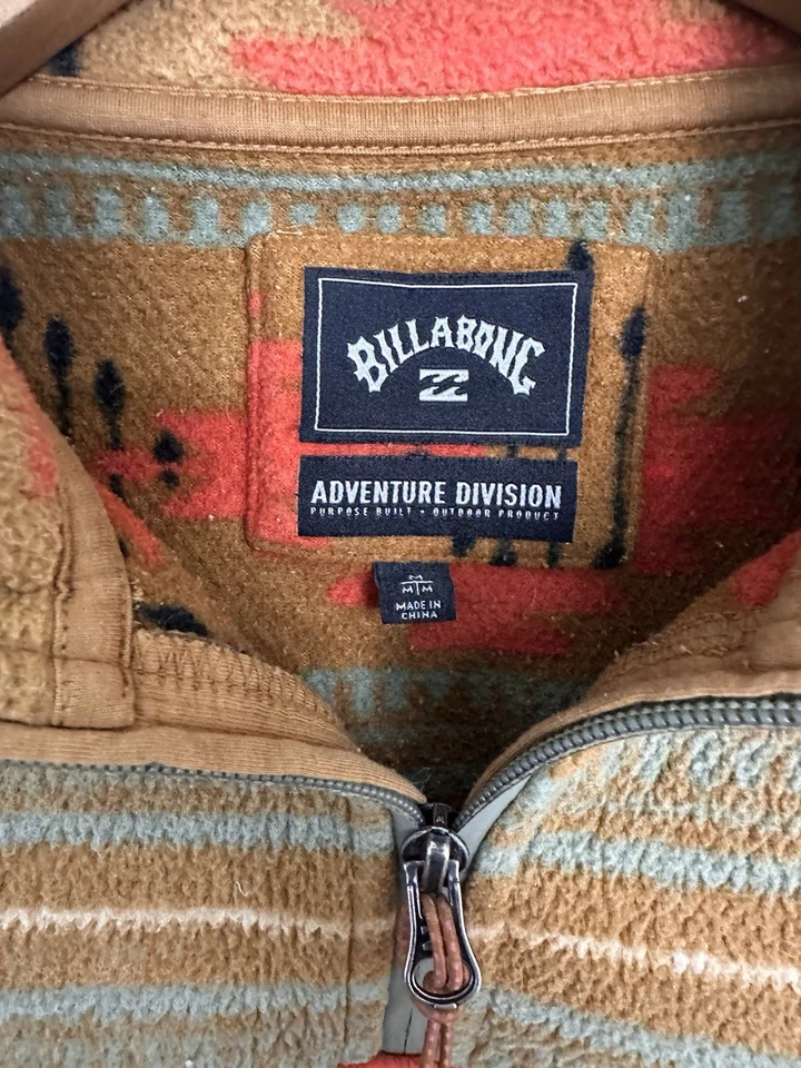 Chaqueta polar Billabong Adventure Division para mujer Southwestern 1/4 talla mediana Foto 4 de 4