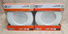 UPC 046335979390 product image for 2Pc Commercial Electric T65 Recessed LED Trim Light ?Ceiling Mount 5 & 6