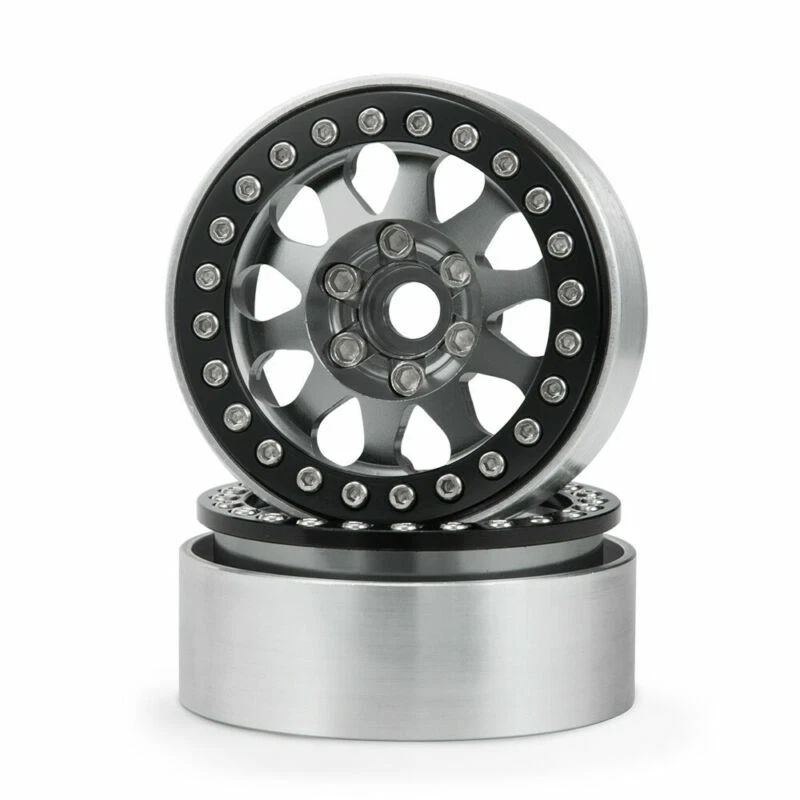 4PCS 1.9" Beadlock Wheel Rim for RC 1/10 Axial SCX10 CC01 D90 D110 TRX4 90046 US - Image 2 of 4