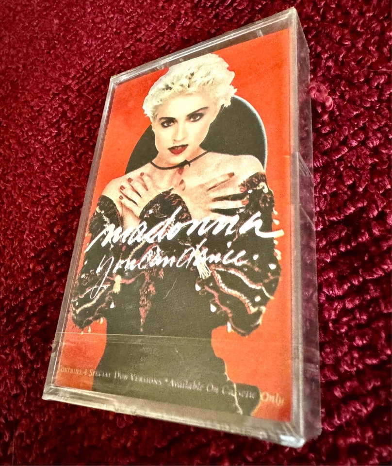 MADONNA YOU CAN DANCE CASSETTE TAPE SEALED TURKEY BIG GRAPHICS BLUE PROMO NUMBER - Image 3 of 4