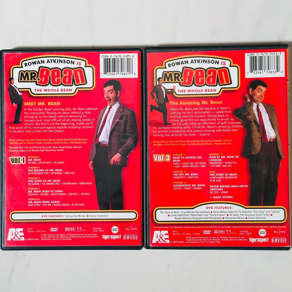 Mr. Bean - Volume 1 & 3 - DVD - Rowan Atkinson - Image 3 of 4