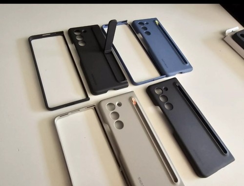 Job Lot 4x Genuine Samsung Galaxy Z Fold 5 Slim Standing Protective Case Cracked - Picture 7 of 9