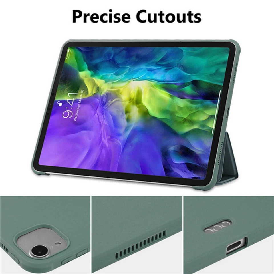 Smart Flip PU Leather Stand Case For iPad 9th 8th 7th 6th 5th Gen Air 13 (M2&M3) - Image 4 of 4