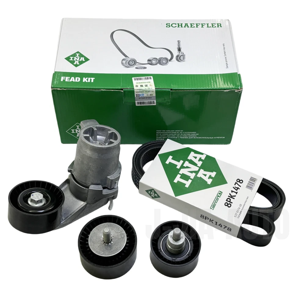 OEM INA Belt Tensioner Pulley Kit For BMW F01 F10 F30 335i 535i N55 11288673720 Foto 3 de 4