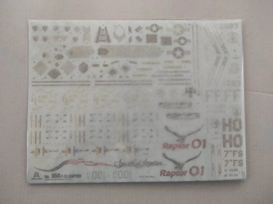 ITALERI #850 F/A-22 "Raptor" 1:48 - Immagine 3 di 3