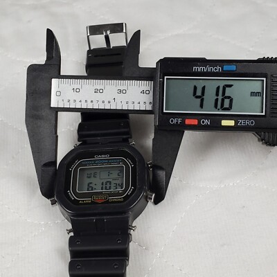 激レア‼️ g-shock dw-5300 1994 Vintage Casio G-SHOCK DW-5300-1AV (901) Korea C 46mm watch