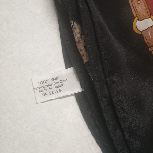 Echo Scarf 100% Silk Japan 35" Square Equestrian Horse Saddles Old Money VTG - Picture 6 of 8
