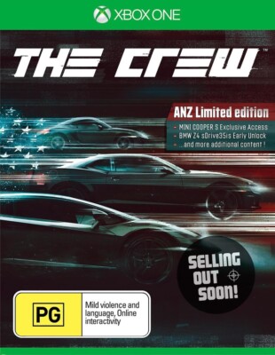 The Crew Xbox One *NEW *OZI *ANZ Limited Edition car racing driving game Console
