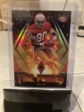 Jerry Rice Phoenix 2021 Fire Forged Yellow /75