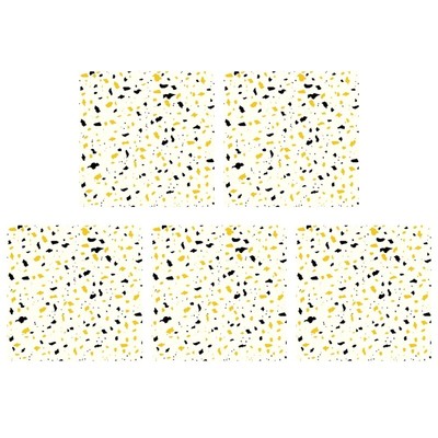 5pcs Self Adhesive Tile Stickers Backsplash Wall Decals Waterproof Decoration