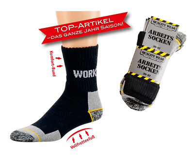 Komfortbund Arbeitssocken venenfreundlich Herren Socken Damen Strümpfe 3-48 Paar