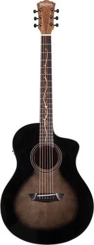 Washburn VITE S9V Bella Tono Studio Cutaway Acoustic Electric Guitar. Gloss C...