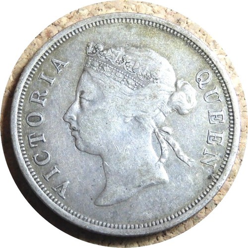 elf Straits Settlements 50 Cents 1896 Victoria