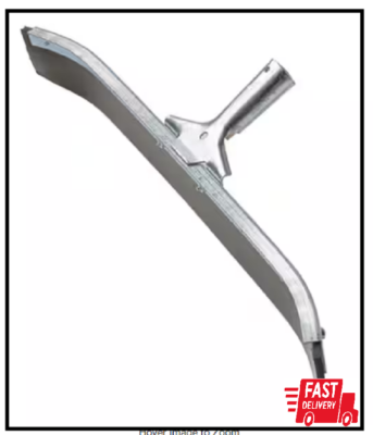 #ad #ad 24 in Curved Industrial Duty Steel Floor Squeegee Garage Driveway Water Cleaning $26.00