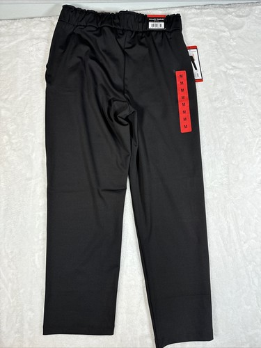 Hilary Radley Pantaloni Donna Pull-On Vita Media Gamba Stretta Nero TAGLIA M - Foto 7 di 7