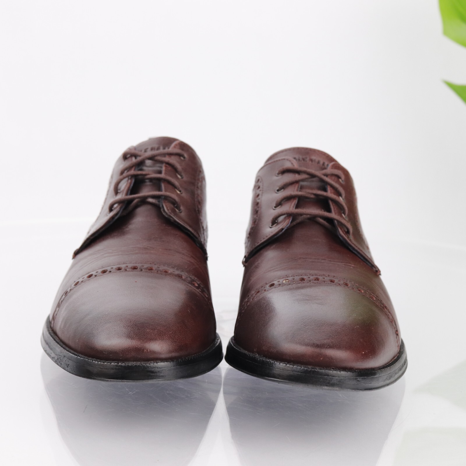 SAOLA Scarpe eleganti Cole Haan da uomo Jefferson Grand 2.0 Oxford taglia 9 5 M pelle bordeaux