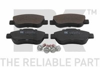 NK 222375 Bremsbelagsatz, Scheibenbremse FüR Fiat