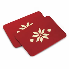 BN Set of 2 felt placemats/place mat with Nordic style pattern Kitchen Dining