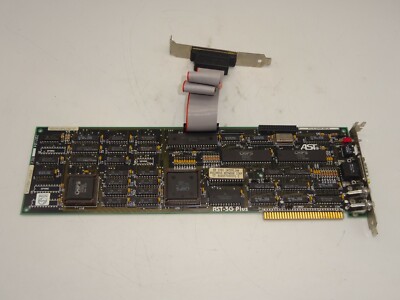 AST-3G256 PLUS 8BIT ISA 256kB DRAM CGA Color COMPUTER RETRO GRAFIKKARTE  # M2155