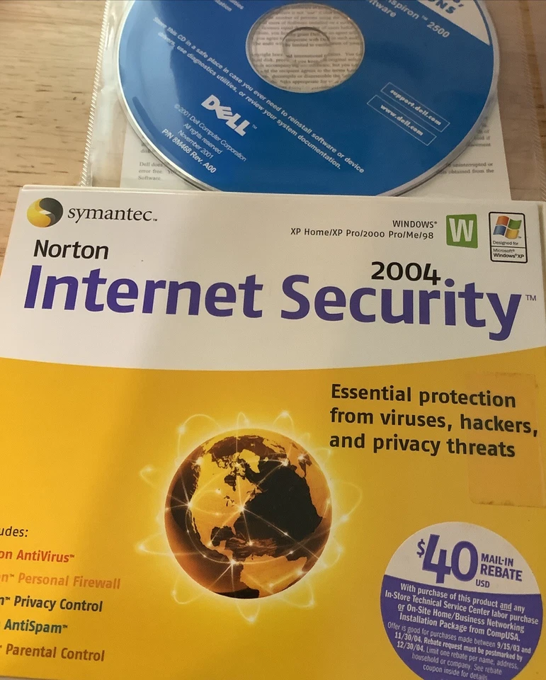 Dell Support Norton Internet Security Software w/C ,Reins Microsoft(Package Box) - Image 3 of 4