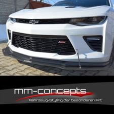 Cup Spoilerlippe Tie Bars SCHWARZ für Chevrolet Camaro 6 TH PH I 2SS Spoiler