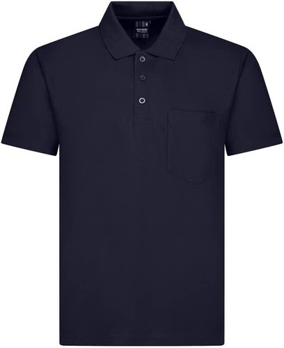 Men's Polo T- Shirt Chest Pocket Short Sleeve Collared Casual and Leisure S-6XL - Picture 3 of 9