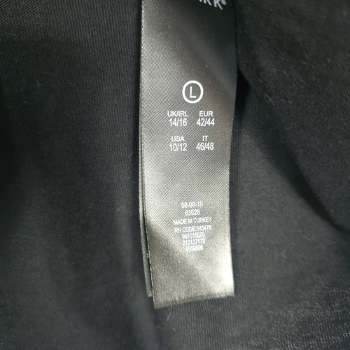 Primark Black T-shirt 2nd Starbucks to the Right Size UK 14 16 - Picture 4 of 4