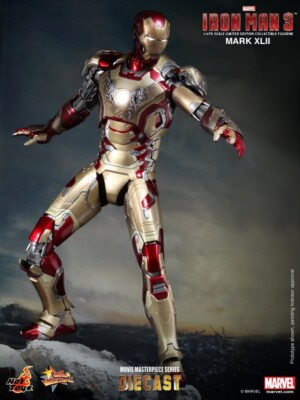 HOT TOYS MMS197 D02 IRON MAN 3 IRON MAN MARK 42 1/6 SCALE FIGURE