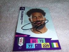 Cyrus Christie Fulham FC signed 2020-2021 Panini Adrenalyn XL card