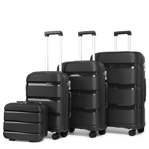 14/20/24/28Inch Hard Shell PP Suitcase Set Cabin Hand Luggage Travel Vanity Case - Picture 11 of 100