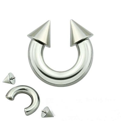 Horseshoe Heavy 2 Gauge 9/16'' Spikes 10mm Internal Thread Steel SET of 2