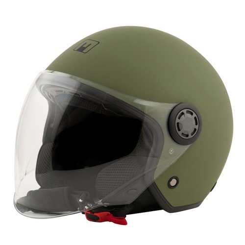 Casco Jet MPH con Doppia Visiera - verde opaco per Moto e Scooter | eBay