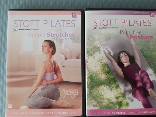 Lof Of 7 Stott Pilates DVDs - Pilates On A Roll, Mat, Ball, Stretch Levels 1-3 - Picture 2 of 7
