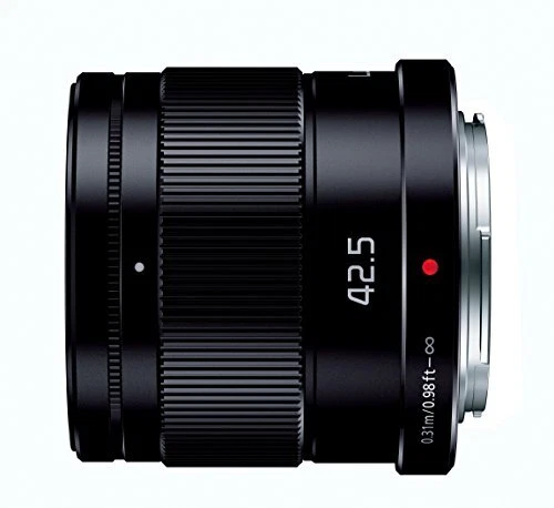 Panasonic LUMIX G 42.5mm/F1.7 ASPH POWER O.I.S H-HS043-K Black Lens NEW - Image 2 of 4
