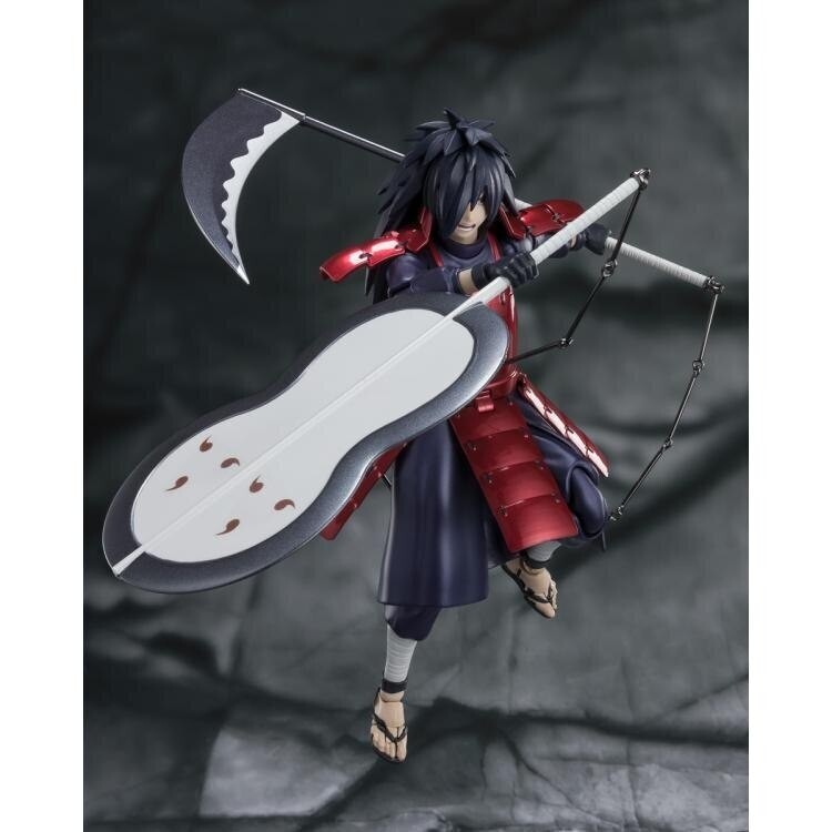 Naruto Shippuden Anime Figurine Model Power Uchiha Madara Figure 30cm High  1/6 PVC Statue Collection Toy Six Paths Figma