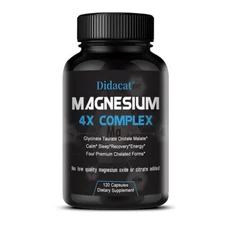 4-in-1 Magnesium Complex - High Absorption for Nerves, Immune, Bones, Muscles