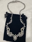 Scarce Vintage Ornately Designed Signed KRAMER Rhinestone Necklace 