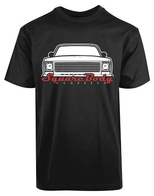 Square Body Classic Car New Men's Shirt Ride Automotive Cool Stylish Casual Tees