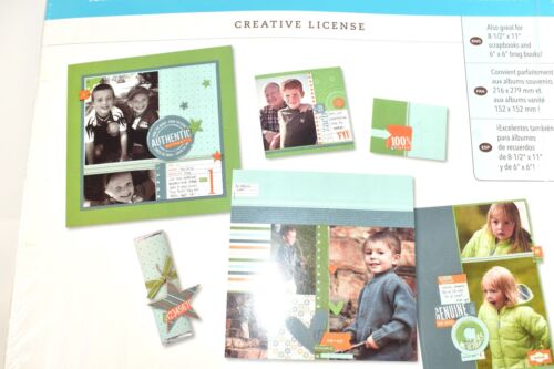 KIT SIMPLY SCRAPPIN " LICENZA CREATIVA " PROGETTATO PER SCRAPBOOKING 12 X 12 - Foto 7 di 14