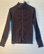 NWT Fabletics Delta Seamless L/S Zip Up Jacket Women's M Purple Wicking 59.95