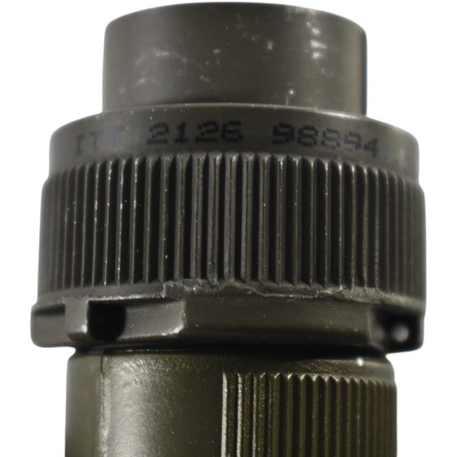 NEW ITT Cannon MS3106F18-1P Circular Connector Plug 10-Pin Male Solder Cup - Afbeelding 2 van 5