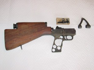 Orig WWII USGI M1941 Johnson Rifle Stock Grip Assembly Sight NOS 1941