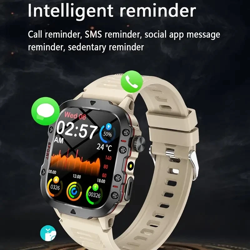 Reloj inteligente impermeable para mujer y hombre 100+ deportes y aplicaciones Foto 2 de 4