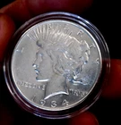 PEACE SILVER DOLLAR 1934 D RARE DATE BLAZING BU+++++ FROSTY WHITE PQ