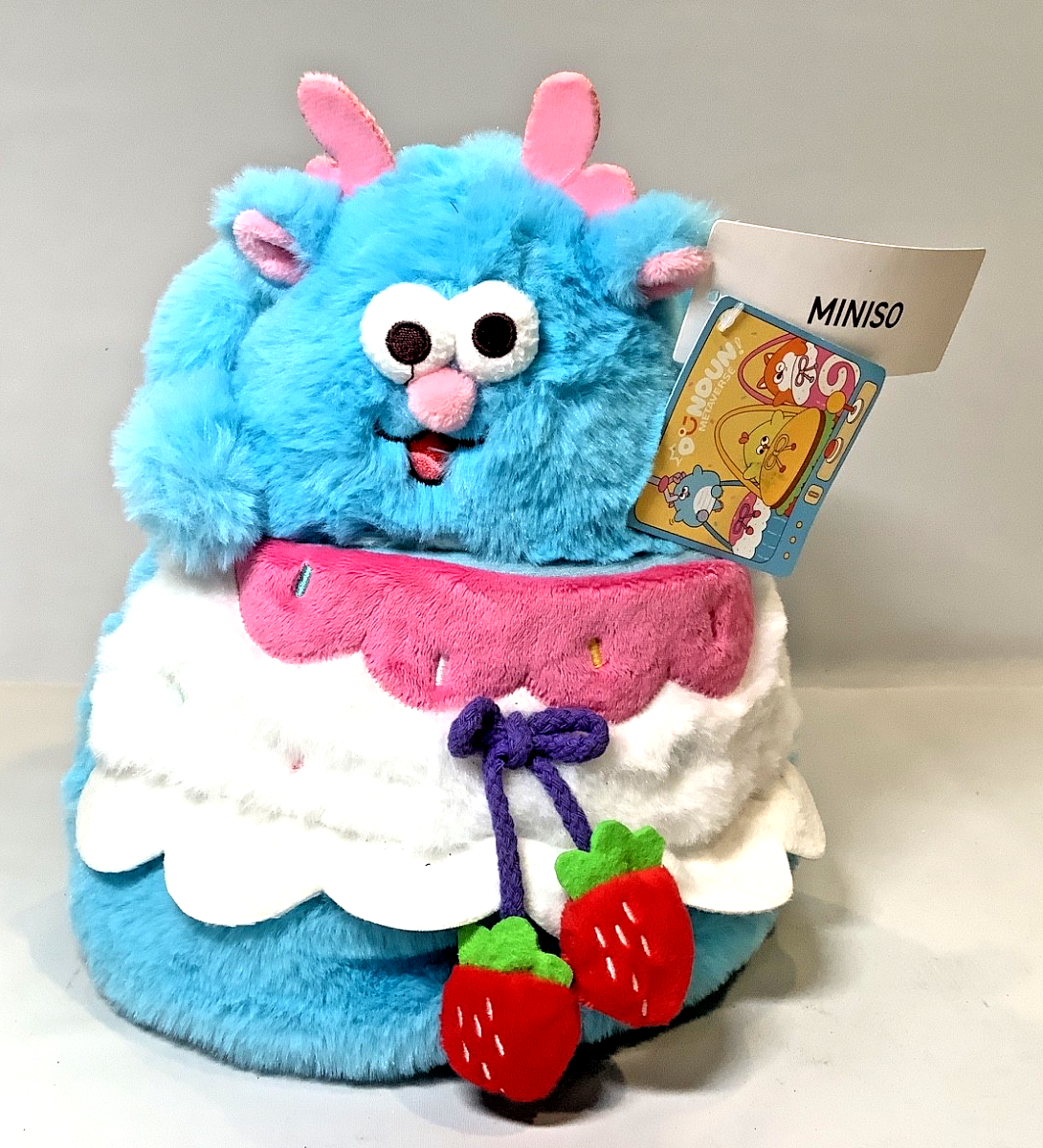 Miniso Lovely Chicken Fat Dundun Dungon Blue Dragon Plush Doll