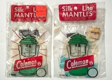 2 Packs w/ 2 Coleman Silk Lite Mantles 21A Replacement Gasoline Propane Lantern