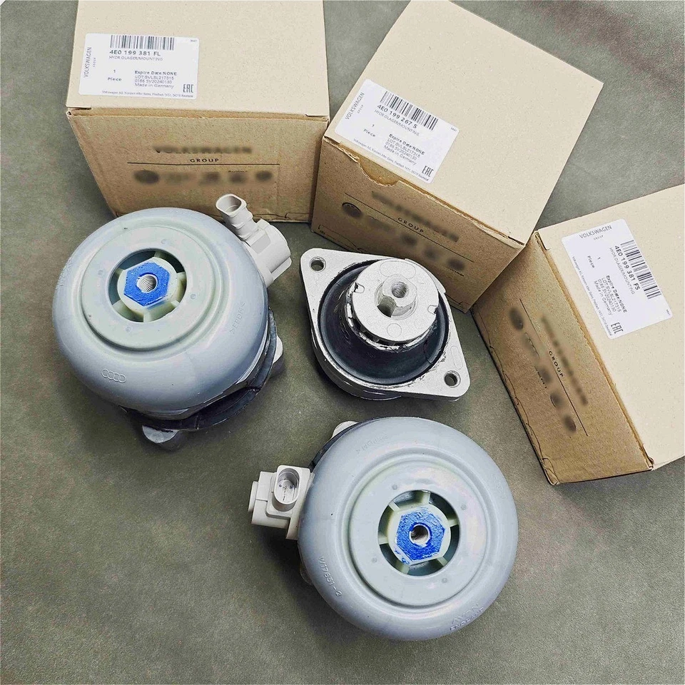 3X Sensor Engine Mount Kit 4E0199381FL 4E0199381FN 4E0199267S for Audi S8 A8 Foto 2 de 4