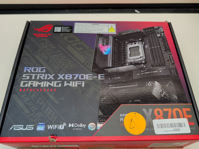 ASUS ROG STRIX X870E-E GAMING WIFI AMD AM5 X870 ATX  TESTED WORKING